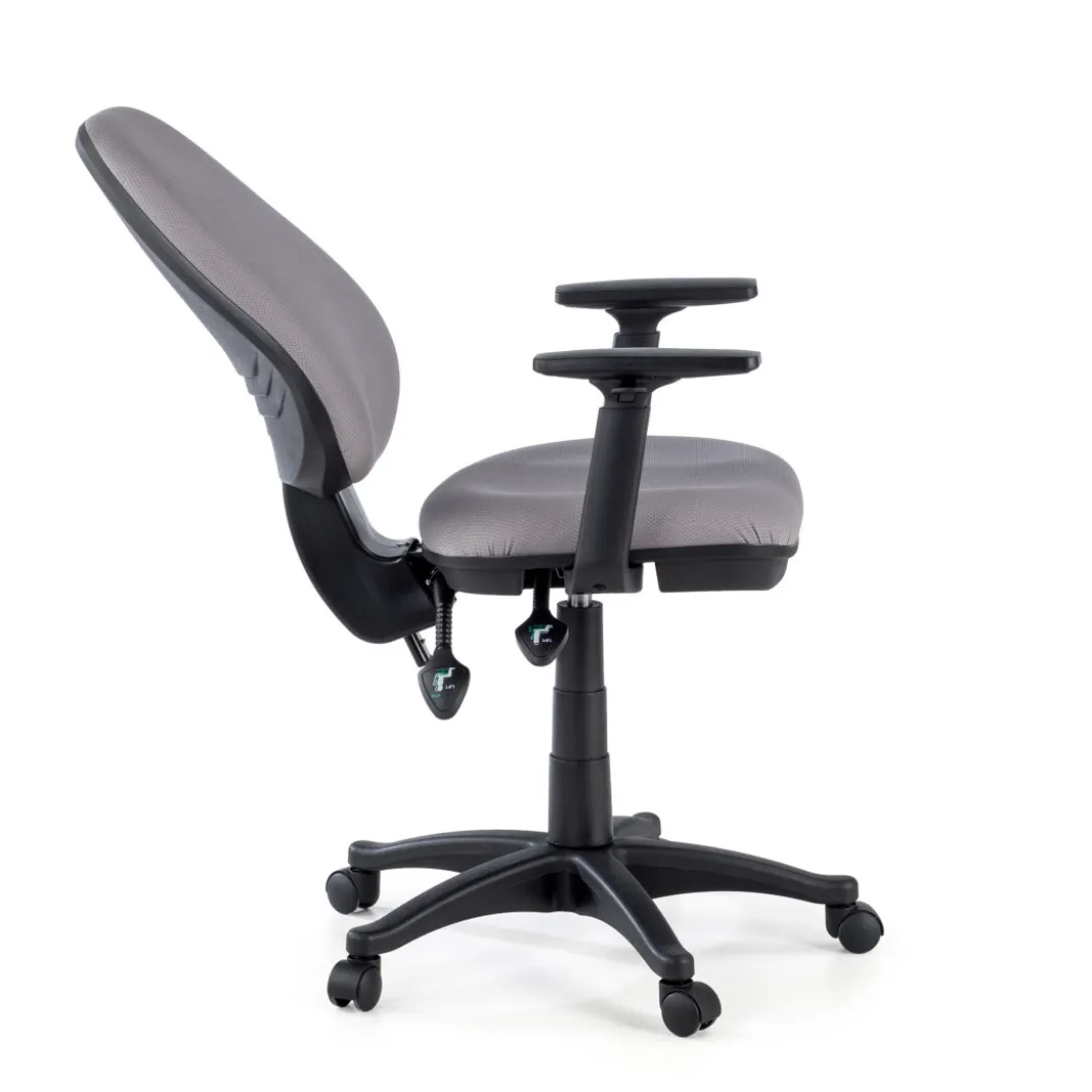 Silla de escritorio en tela Eco Con Brazos, mecanismo asyncron