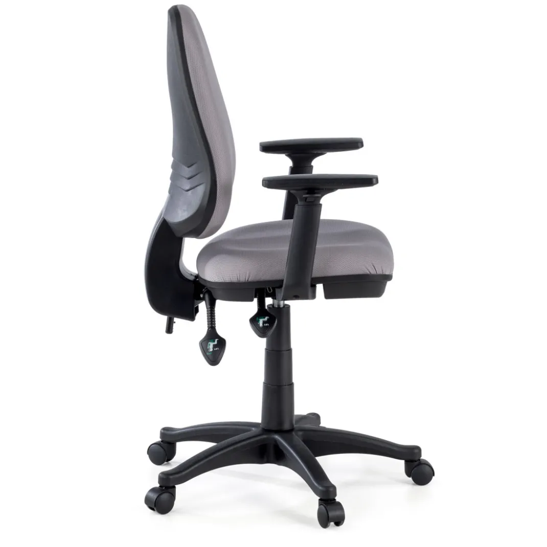 Silla de escritorio en tela Eco Con Brazos, mecanismo asyncron