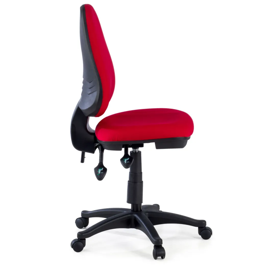 Silla de escritorio en tela Eco, mecanismo asyncron
