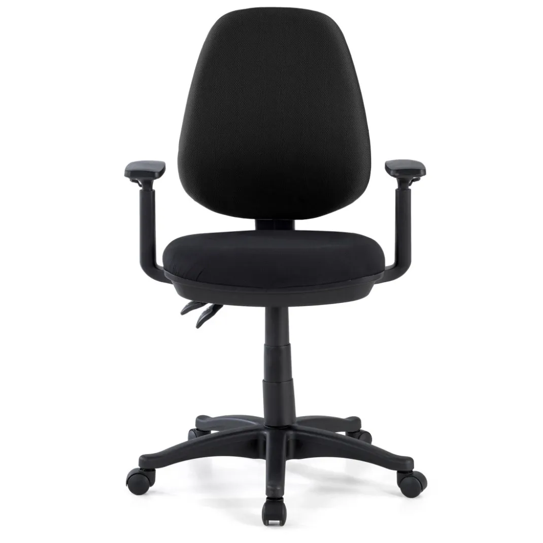 Silla de escritorio en tela Eco Con Brazos, mecanismo asyncron