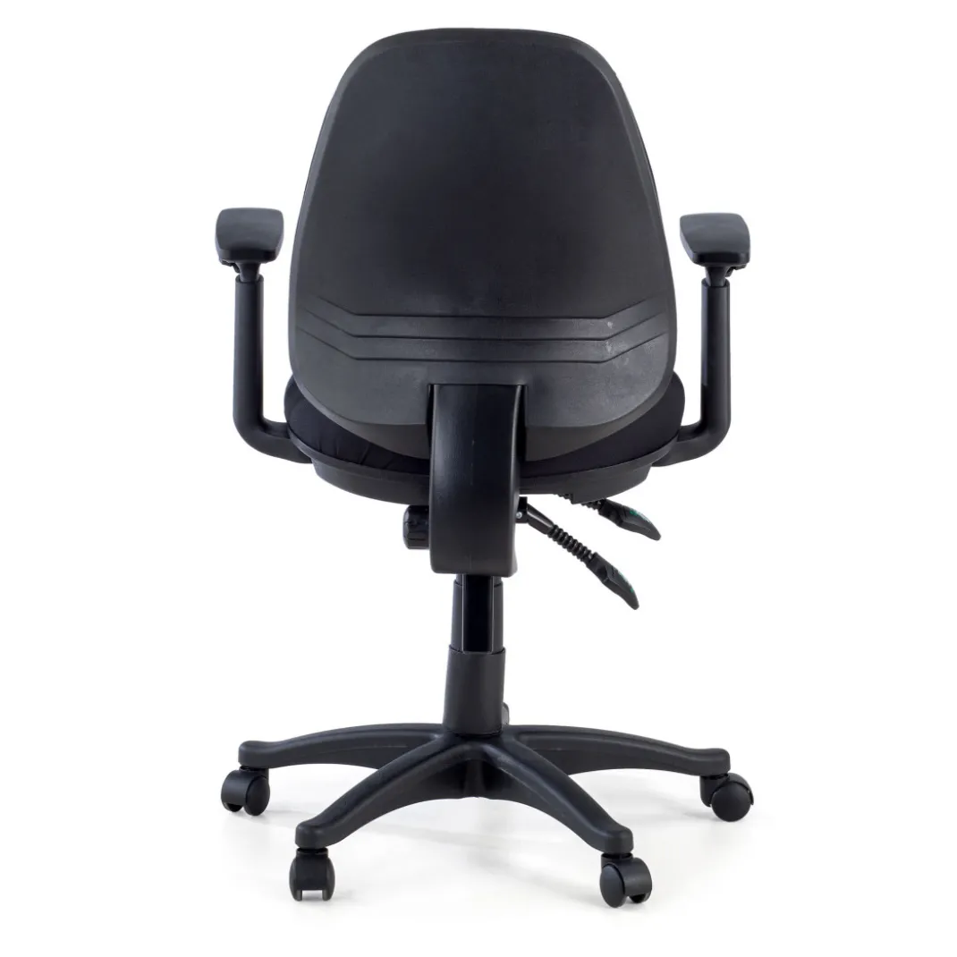 Silla de escritorio en tela Eco Con Brazos, mecanismo asyncron