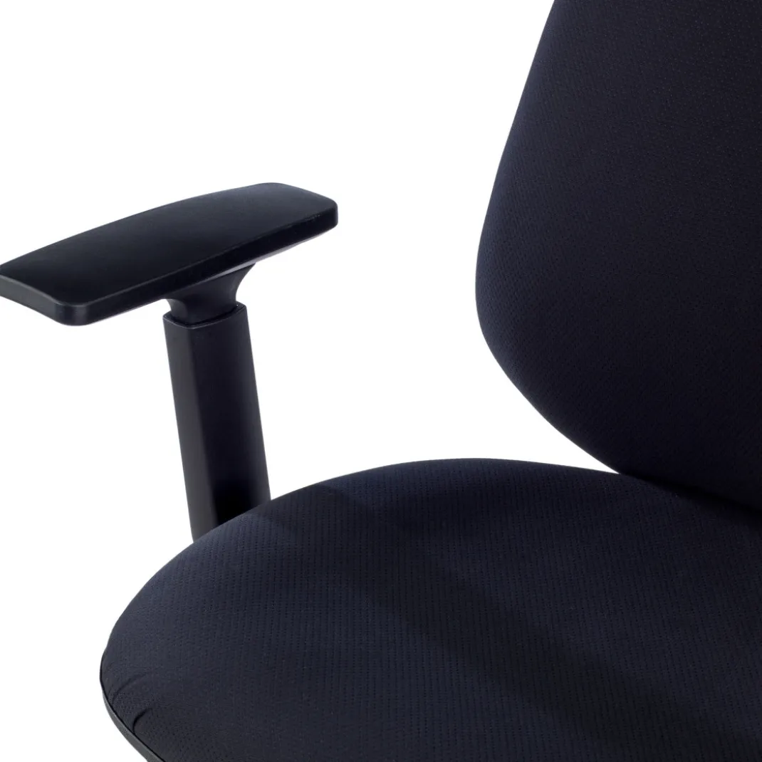 Silla de escritorio en tela Eco Con Brazos, mecanismo asyncron