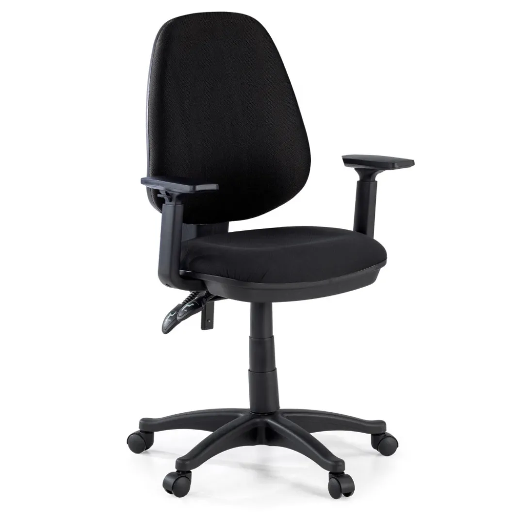 Silla de escritorio en tela Eco Con Brazos, mecanismo asyncron