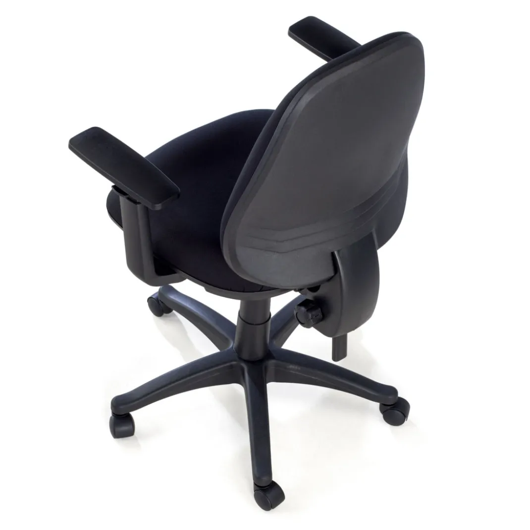 Silla de escritorio en tela Eco Con Brazos, mecanismo asyncron