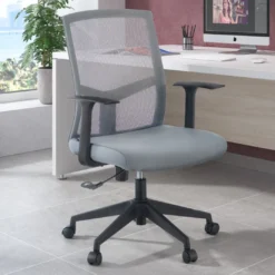 Silla de escritorio giratoria Star, red