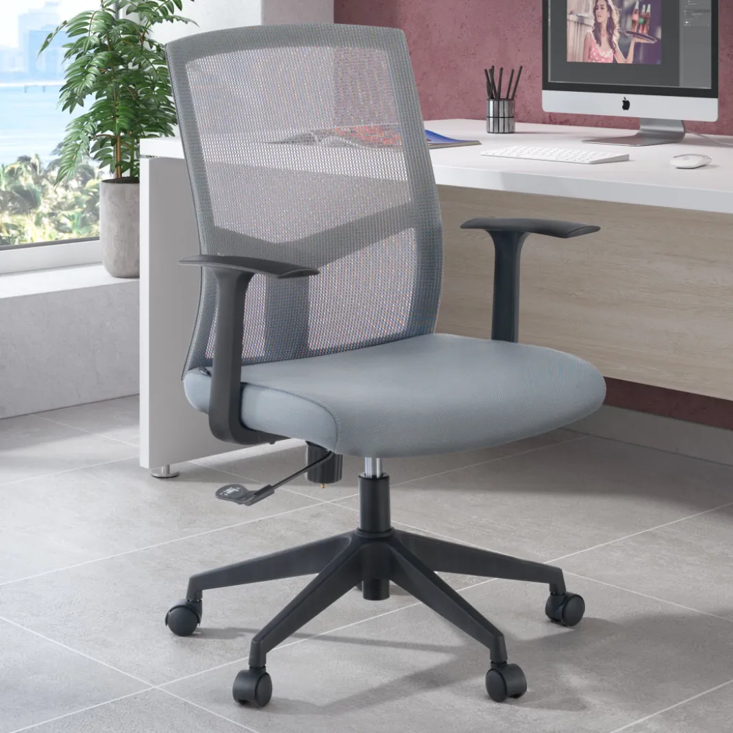 Silla de escritorio giratoria Star, red