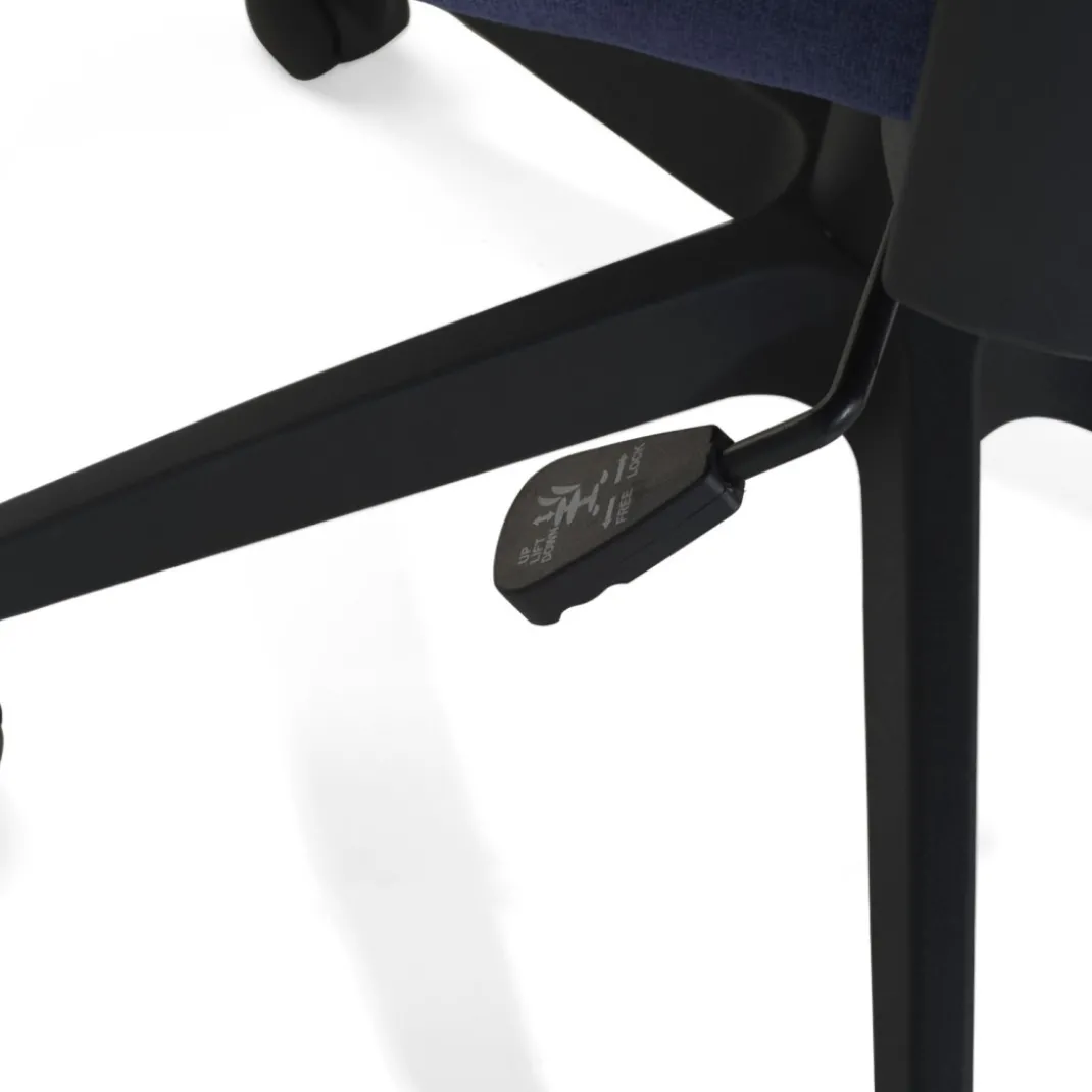 Silla de escritorio giratoria Parma, mecanismo basculante