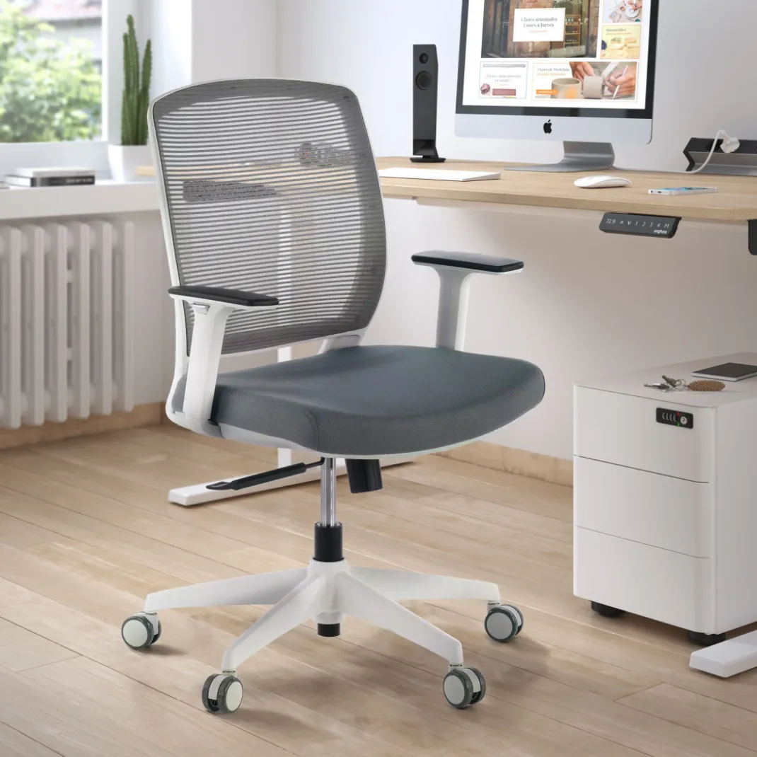 Silla de escritorio giratoria Air, con brazos, red
