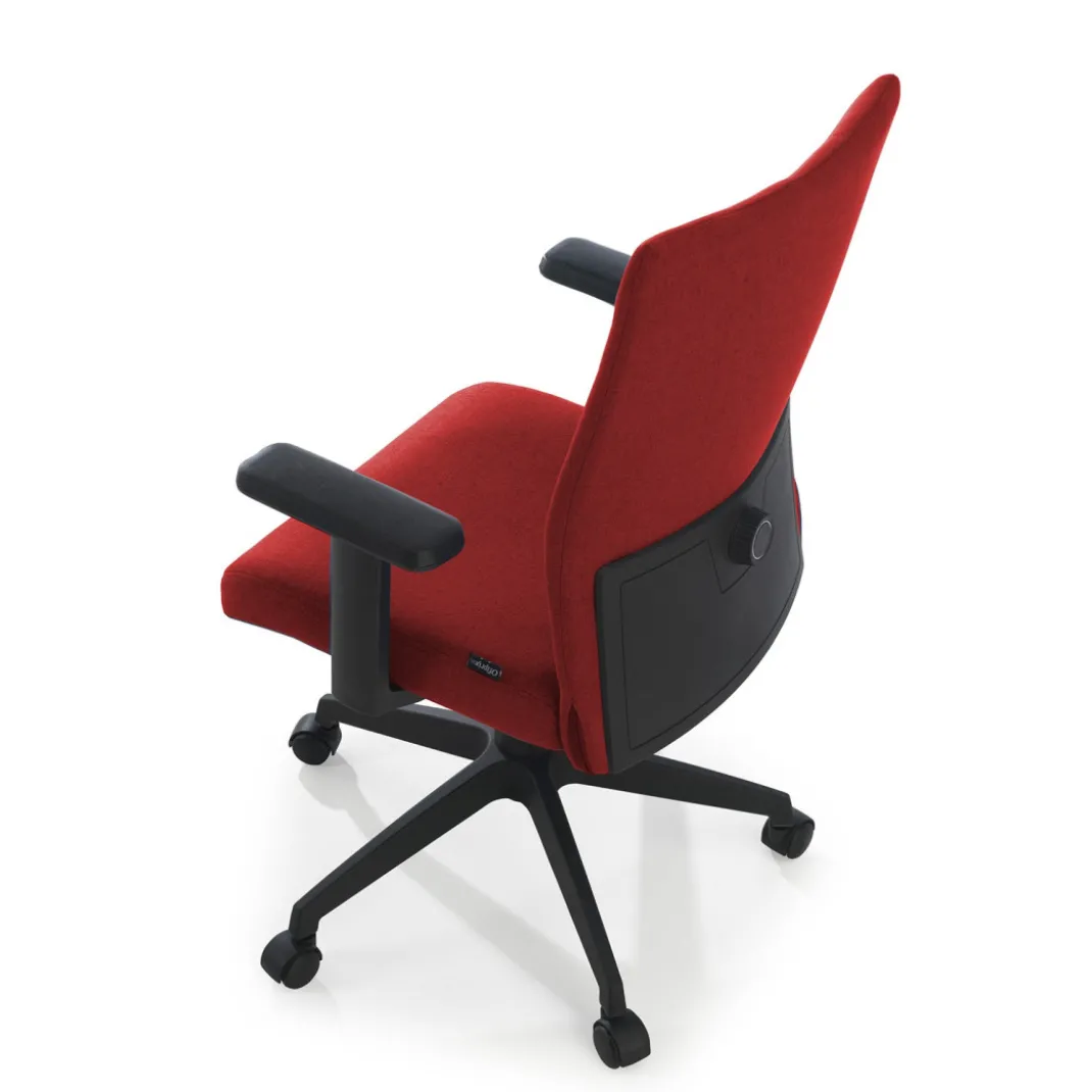 Silla de escritorio giratoria Parma, mecanismo basculante