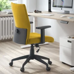 Silla de escritorio giratoria Parma, mecanismo basculante
