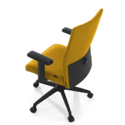 Silla de escritorio giratoria Parma, mecanismo basculante