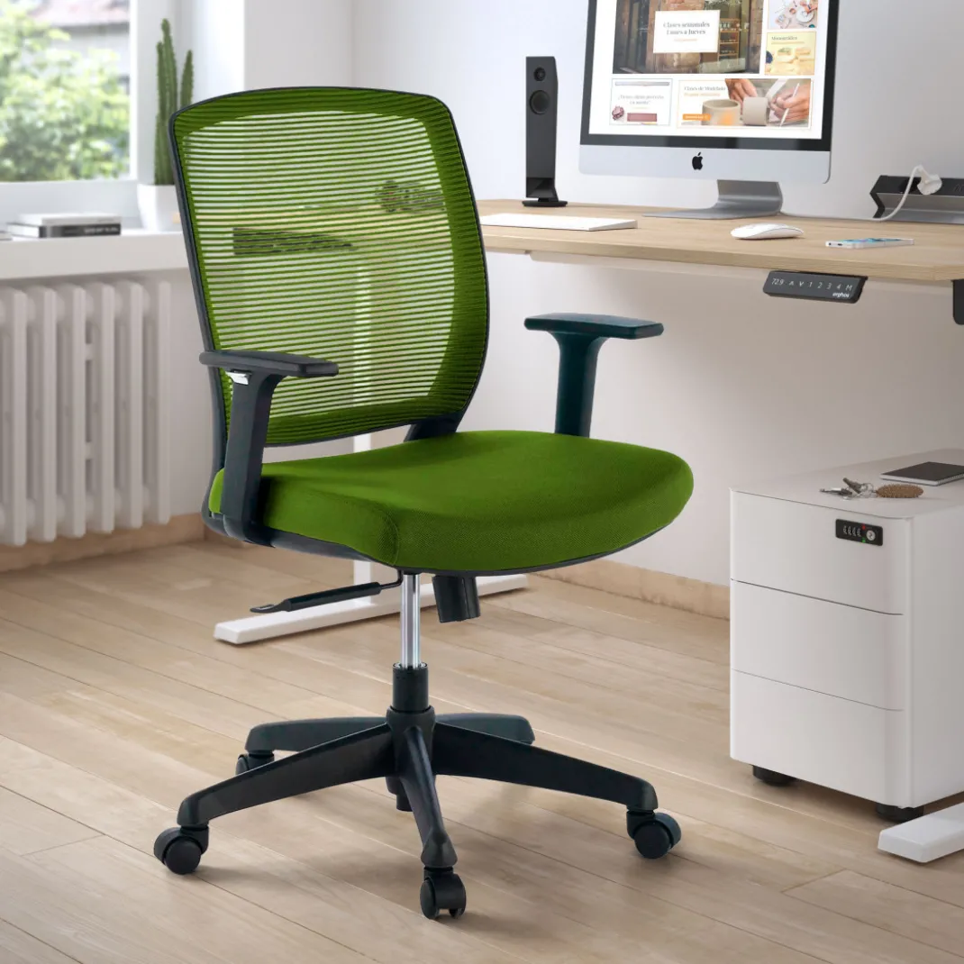 Silla de escritorio giratoria Nicole, red