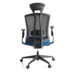 Silla de oficina Baron, reposacabezas, brazos 3D, red