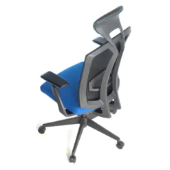 Silla de oficina Baron, reposacabezas, brazos 3D, red