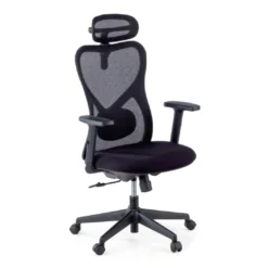 Silla de Oficina Ergonómica Prime black, brazos regulables