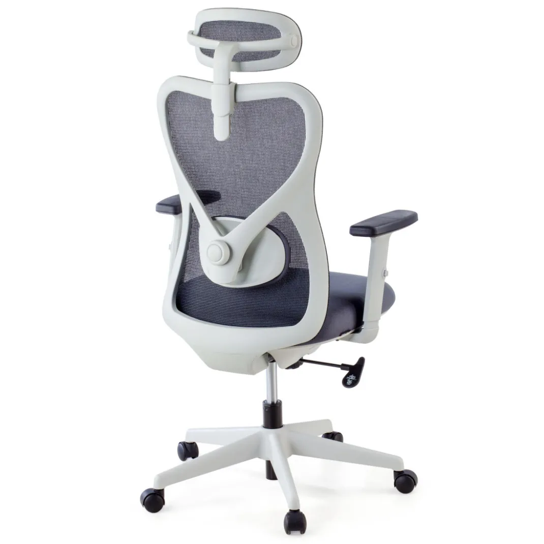 Silla de Oficina Ergonómica Prime white, brazos regulables