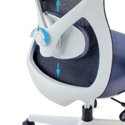 Silla de Oficina Ergonómica Prime white, brazos regulables