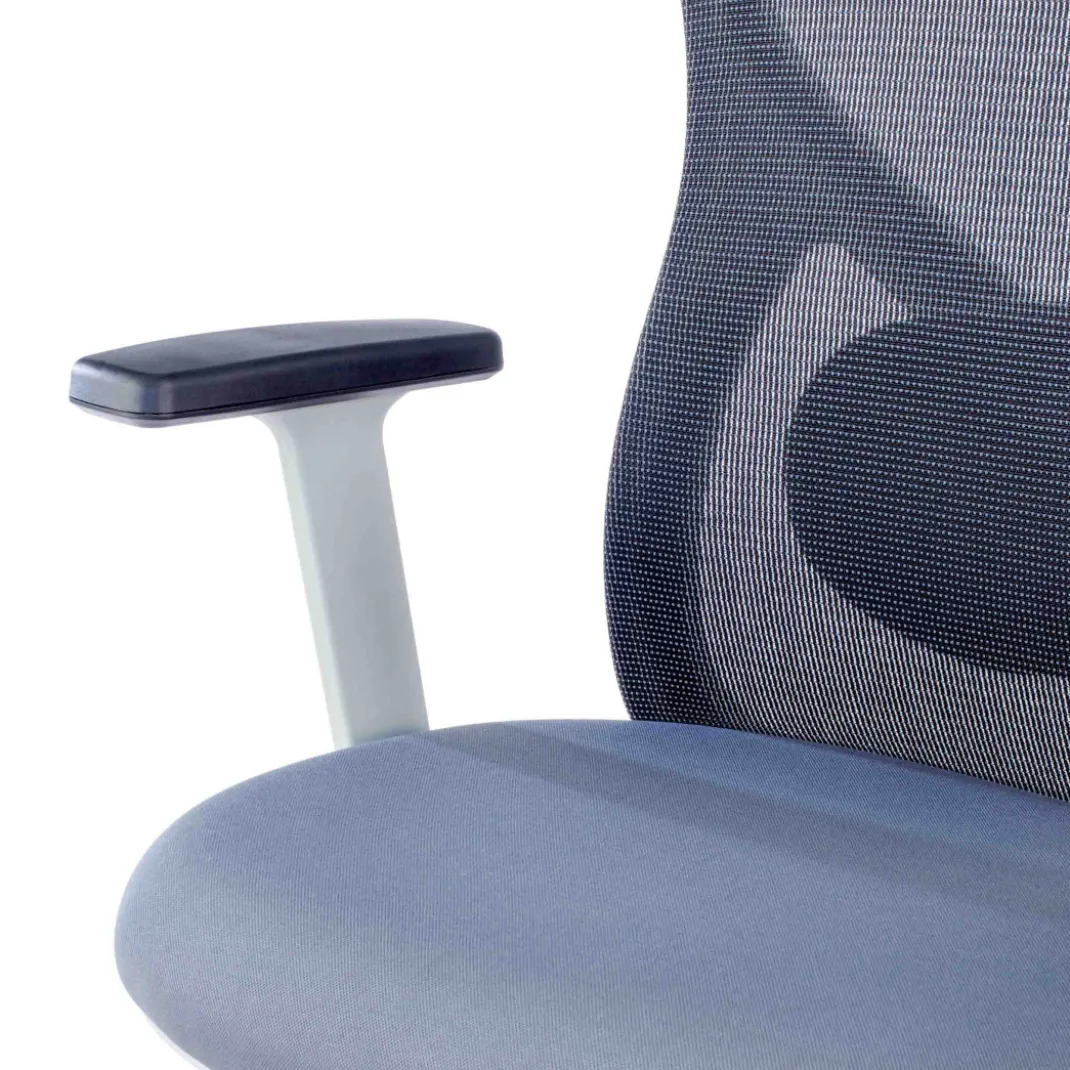 Silla de Oficina Ergonómica Prime white, brazos regulables