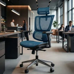Silla de oficina Ergonomica IOO, soporte lumbar