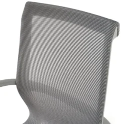 Silla de oficina giratoria Ice white red