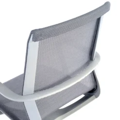 Silla de oficina giratoria Ice white red