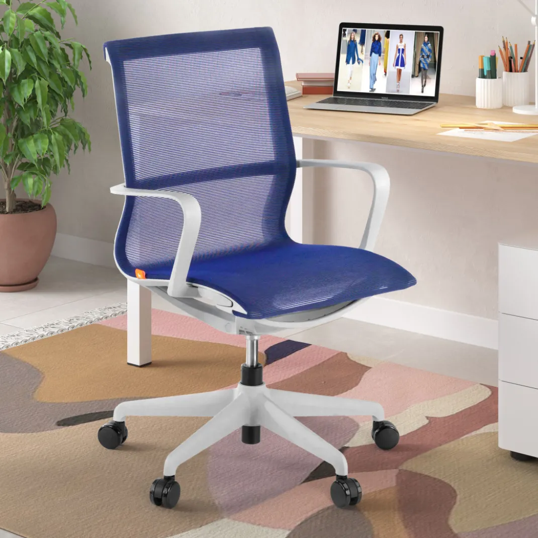 Silla de oficina giratoria Ice black red