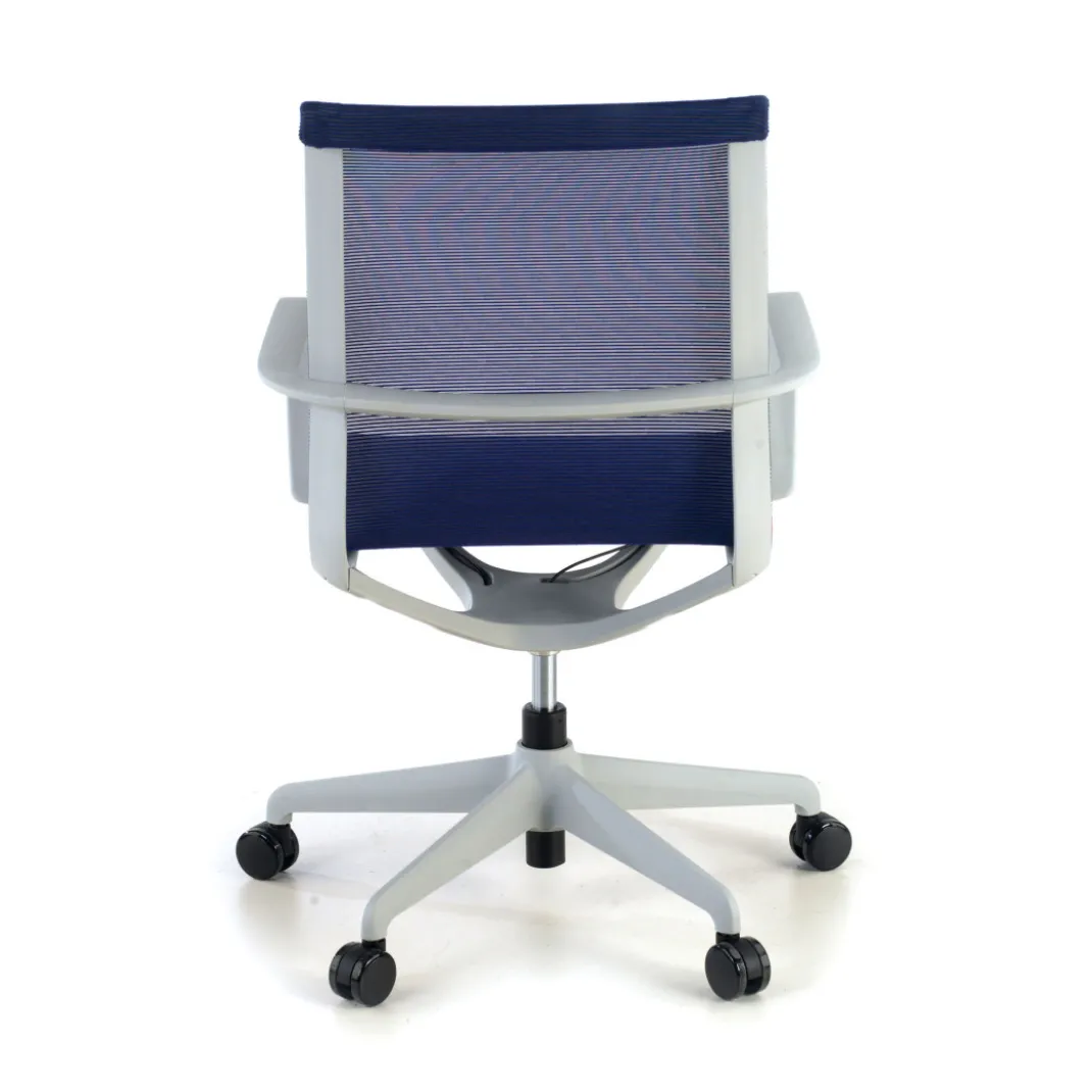 Silla de oficina giratoria Ice black red