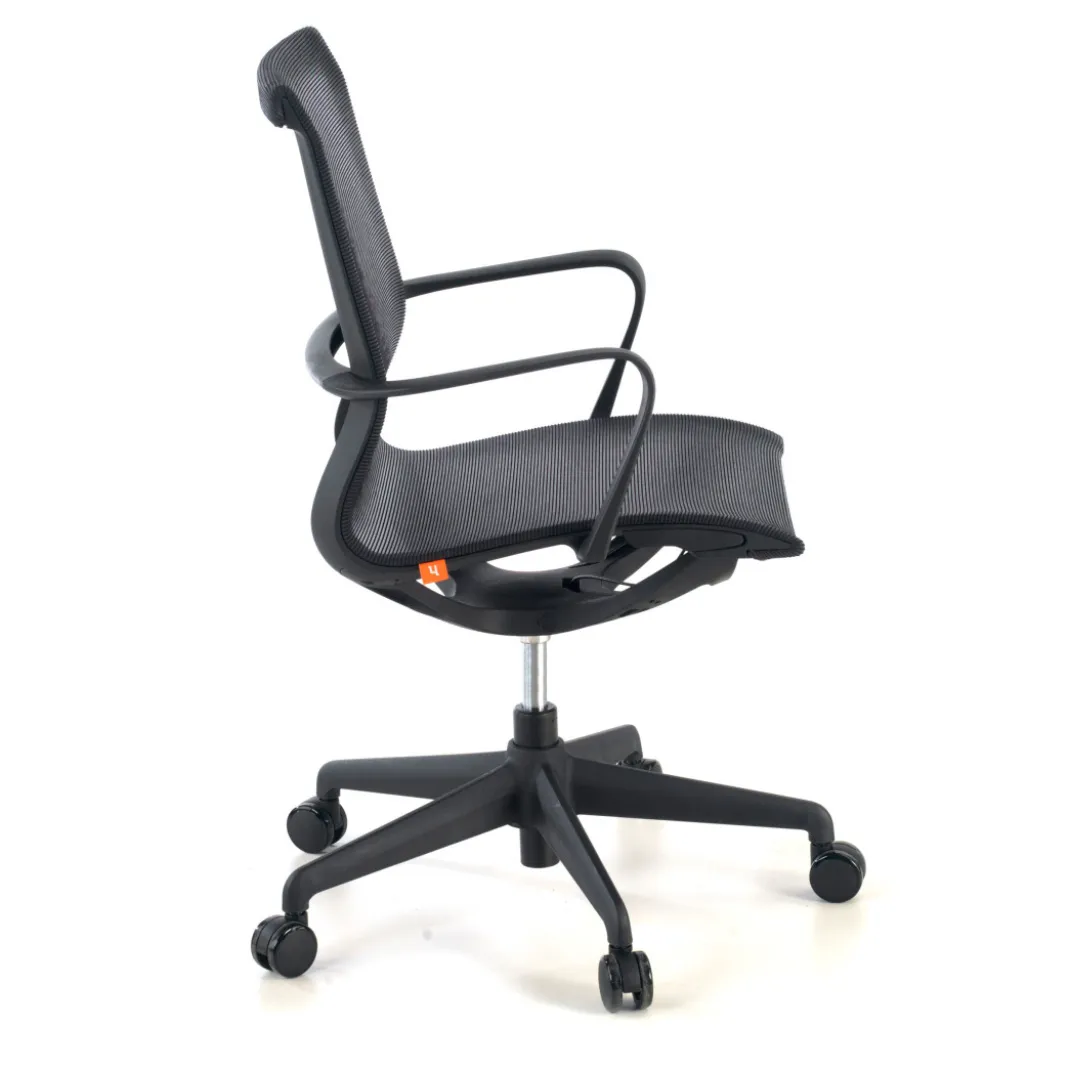Silla de oficina giratoria Ice white red