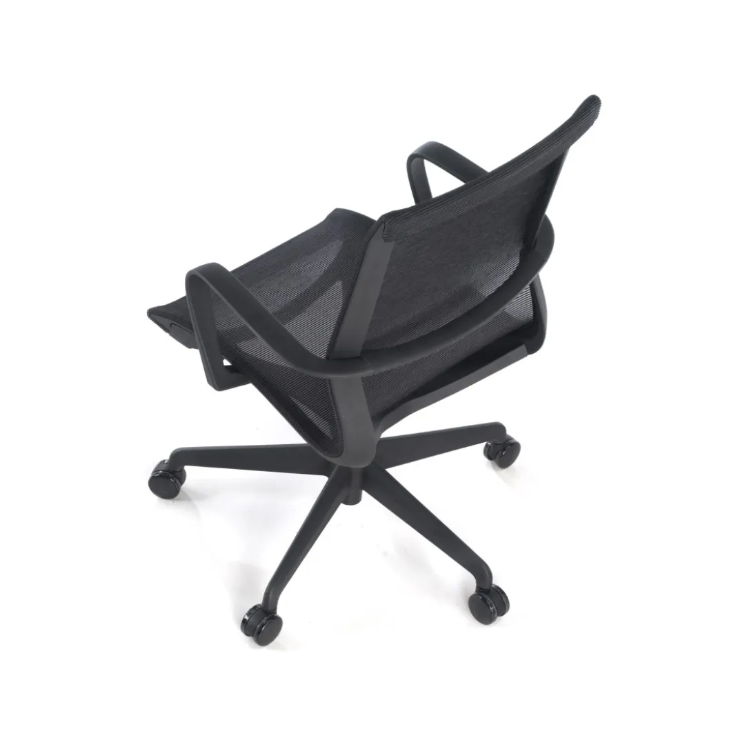 Silla de oficina giratoria Ice white red