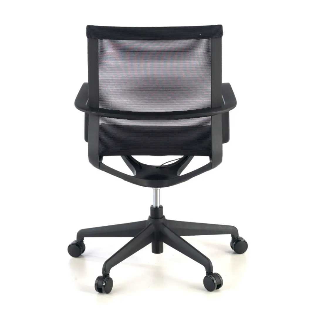 Silla de oficina giratoria Ice white red