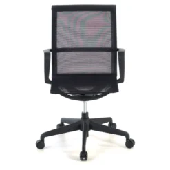 Silla de oficina giratoria Ice white red