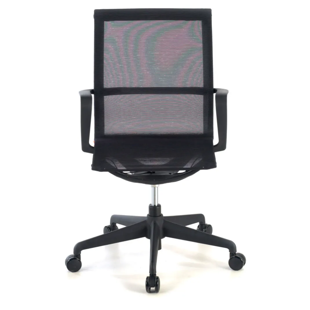 Silla de oficina giratoria Ice white red