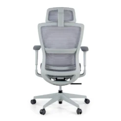 Silla de oficina Gravity White, reposacabezas, brazos 3D, red