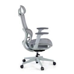 Silla de oficina Gravity White, reposacabezas, brazos 3D, red