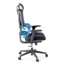 Silla de oficina Motion, reposacabezas, brazos 3D, red