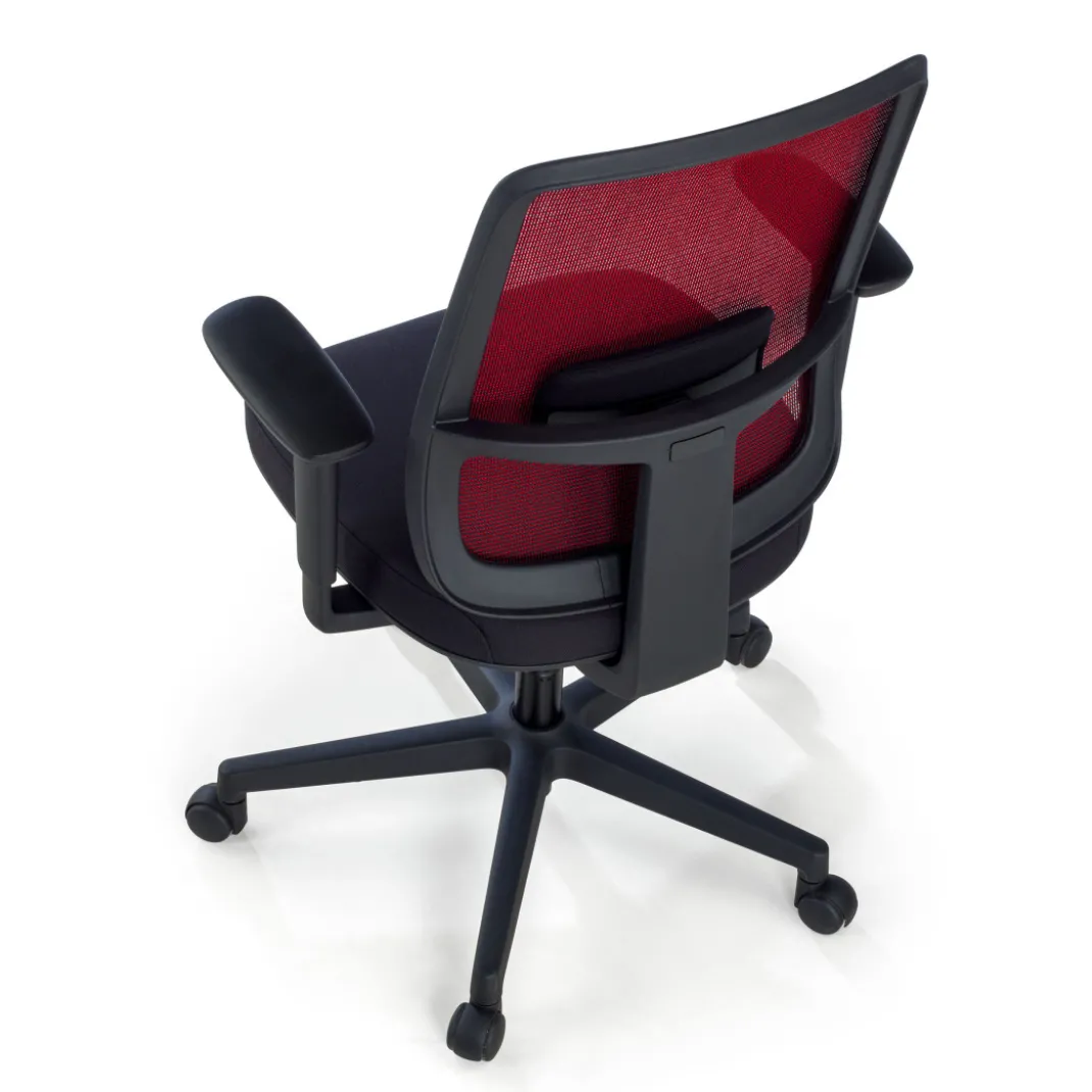 Silla de oficina profesional Sugar black, uso 8 horas