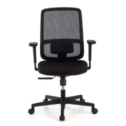 Silla de oficina profesional Sugar black, uso 8 horas