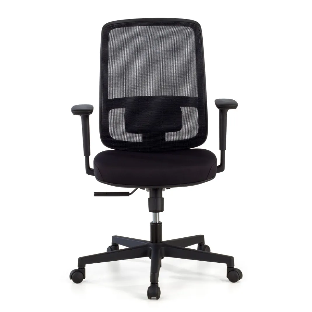 Silla de oficina profesional Sugar black, uso 8 horas