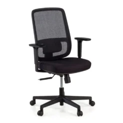 Silla de oficina profesional Sugar black, uso 8 horas