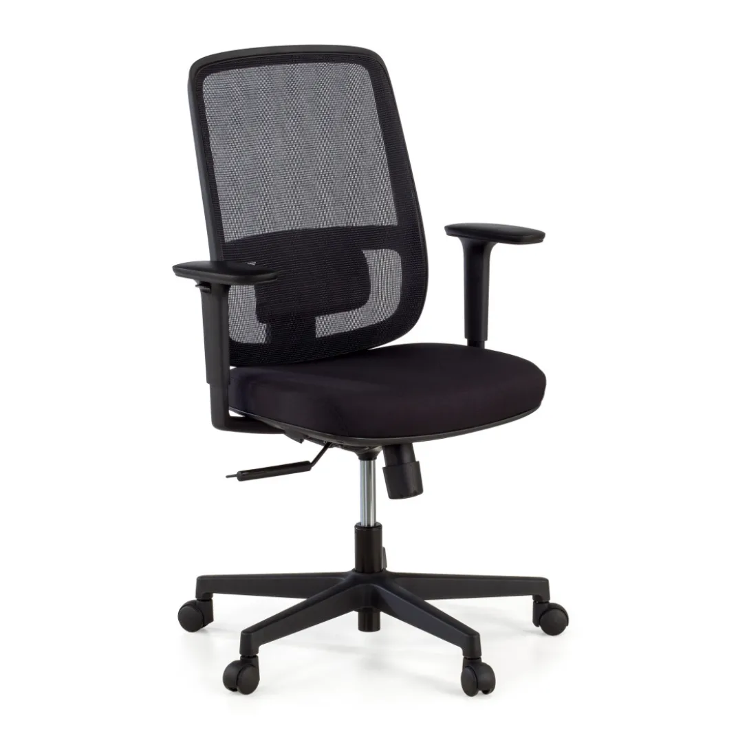 Silla de oficina profesional Sugar black, uso 8 horas