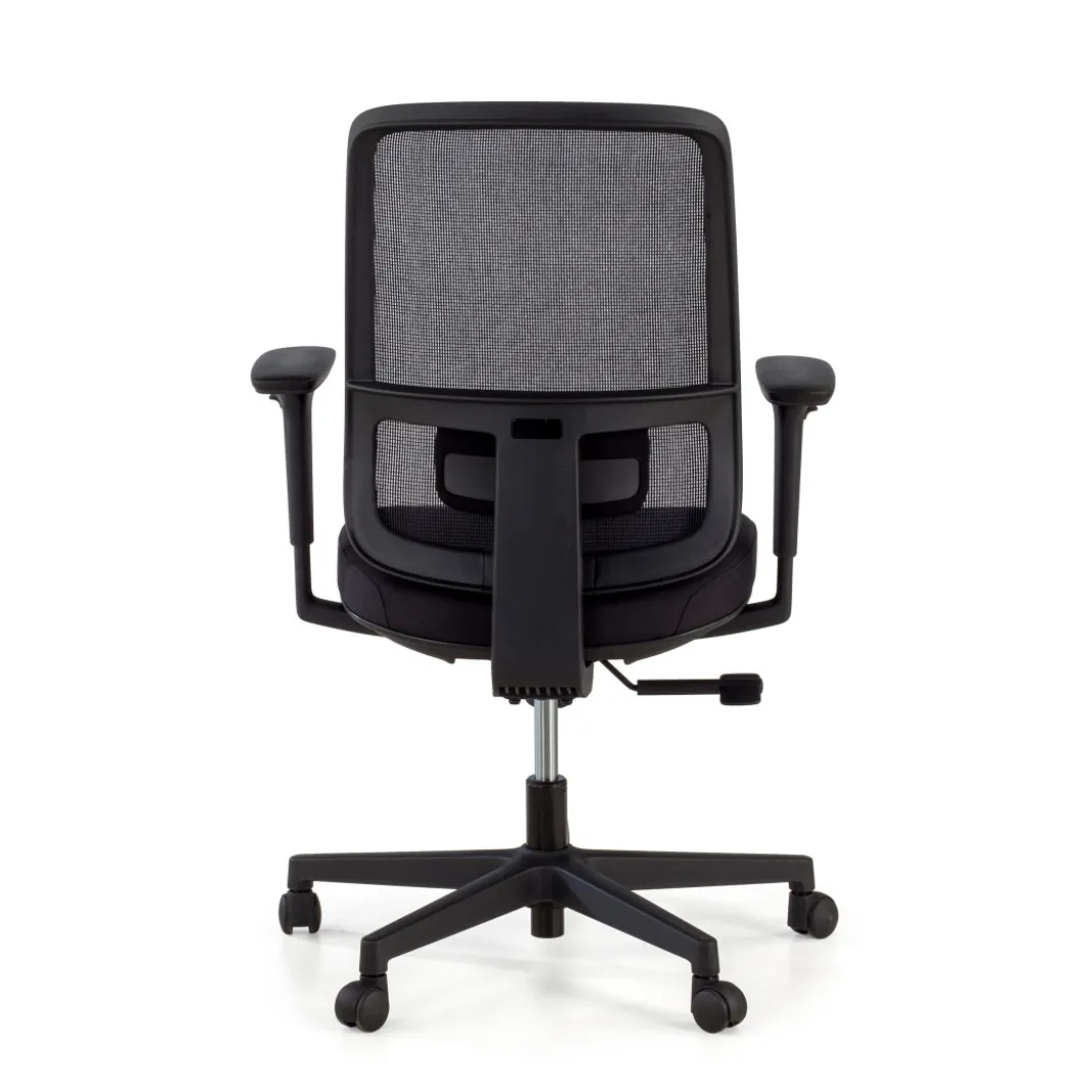 Silla de oficina profesional Sugar black, uso 8 horas