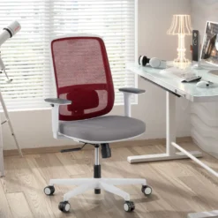 Silla de oficina profesional Sugar white, uso intensivo
