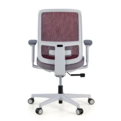 Silla de oficina profesional Sugar white, uso intensivo