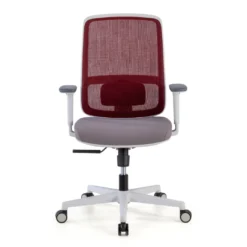 Silla de oficina profesional Sugar white, uso intensivo