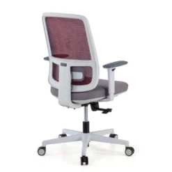 Silla de oficina profesional Sugar white, uso intensivo