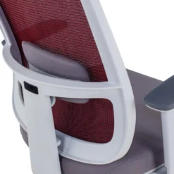 Silla de oficina profesional Sugar white, uso intensivo