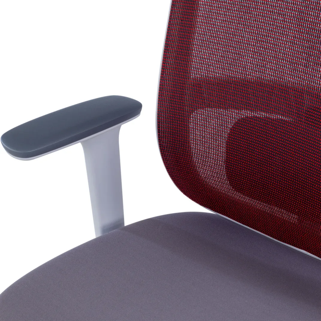 Silla de oficina profesional Sugar white, uso intensivo