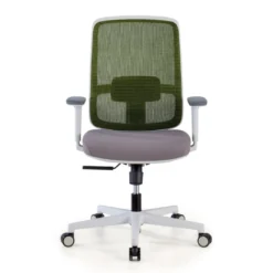 Silla de oficina profesional Sugar white, uso intensivo