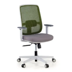 Silla de oficina profesional Sugar white, uso intensivo