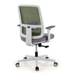 Silla de oficina profesional Sugar white, uso intensivo